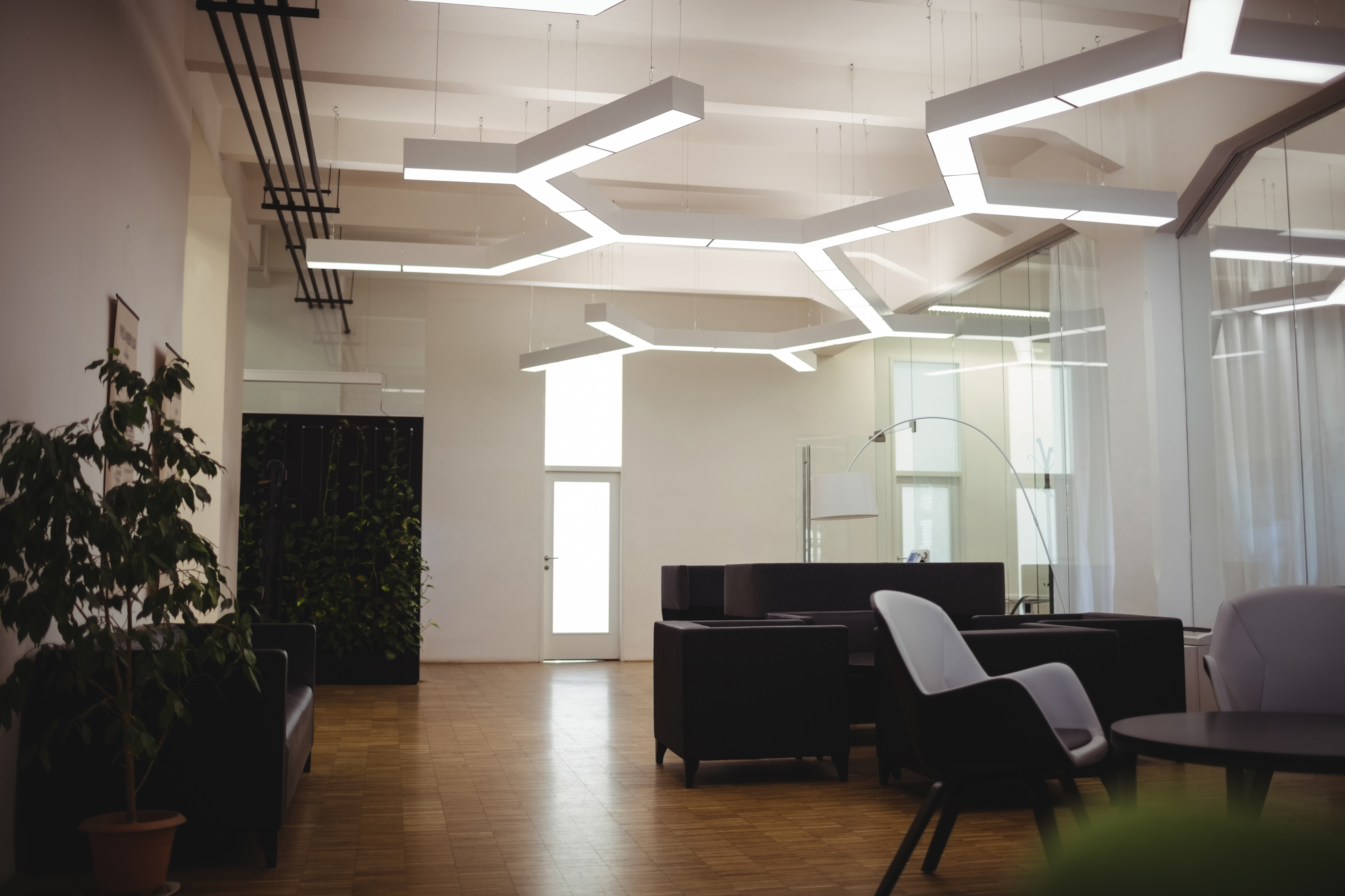 Floating False Ceiling Design With Hidden LED Lighting In Chennai